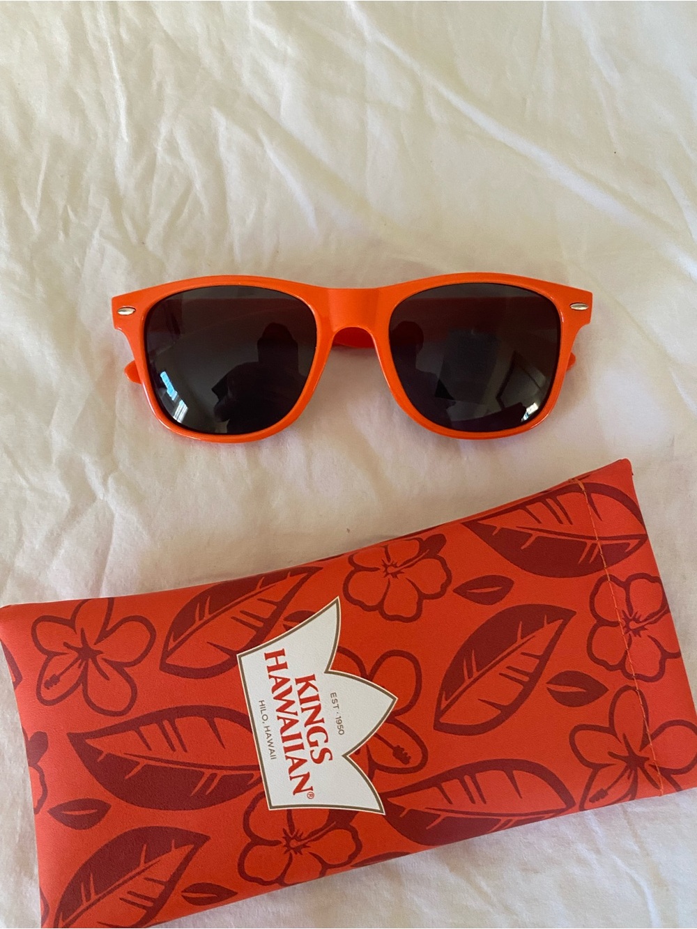 Kings Hawaiian Orange Sunglasses with Case
